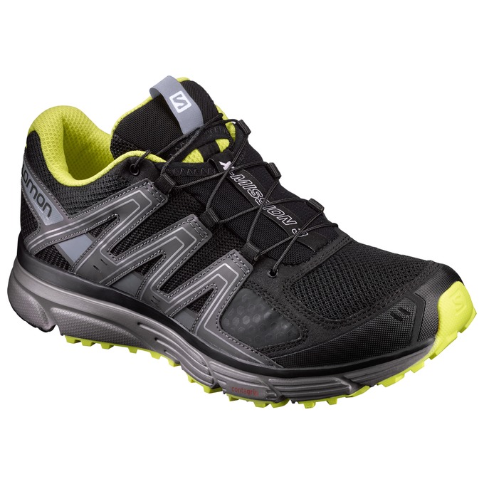 SALOMON X-MISSION 3 Philippines - Men's Trail Running Shoes - Black/Silver | 135406-YUX